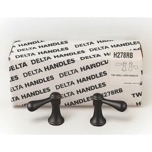 Delta Handles H278RB  Venetian Bronze Two Lever Handle Kit